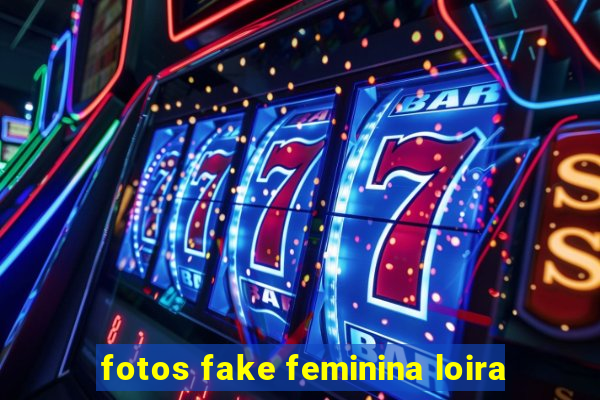 fotos fake feminina loira